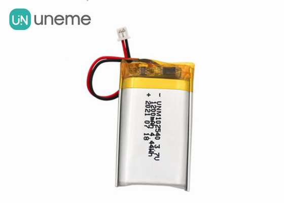 Aangepaste Batterij 102540 van het Lithiumpolymeer de Batterij van 3.7V 1200mAh voor Schoonheidsmateriaal
