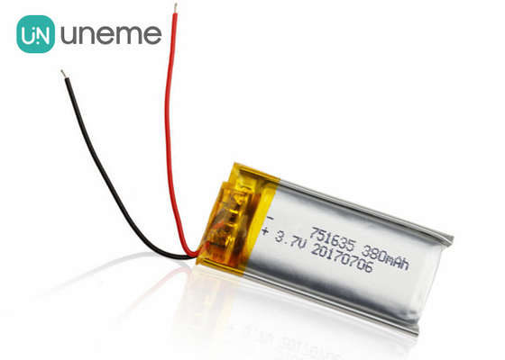 van het het Lithiumpolymeer van 16g 3.7V 760mAh de Batterijpak voor Elektrisch Masker 751635-2P UN38.3